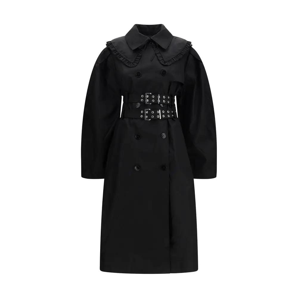 Ganni Sample Sale | Ganni Black Nylon Coat - | Designer outlet