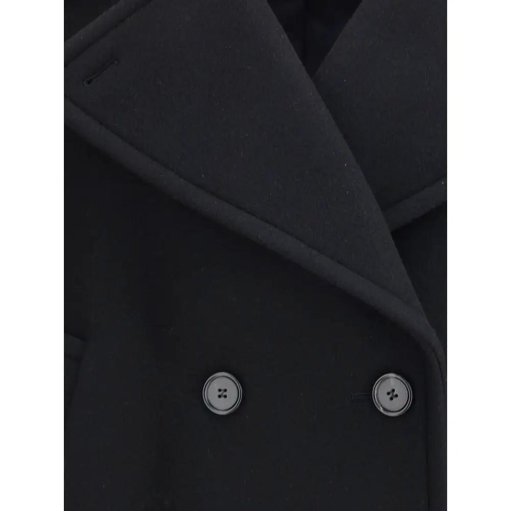 Chloé Sample Sale | Chloé Black Wool Oves Aries Coat - | Designer outlet