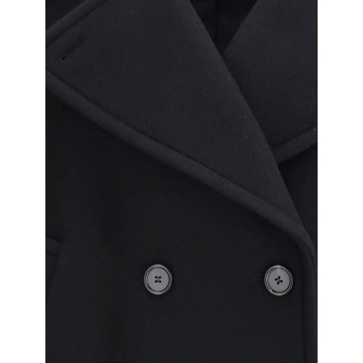 Chloé Sample Sale | Chloé Black Wool Oves Aries Coat - | Designer outlet