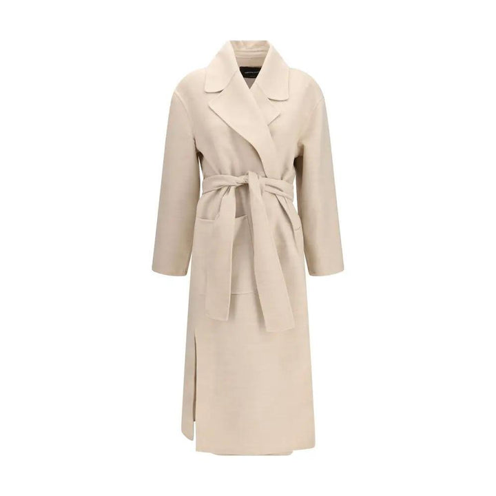Fabiana Filippi Sample Sale | Fabiana Filippi Beige Wool Oves Aries Coat - | Designer outlet