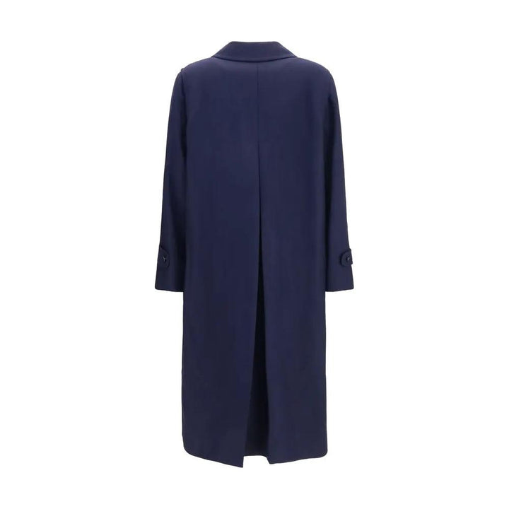 Blazé Milano Sample Sale | Blazé Milano Blue Wool Oves Aries Coat - | Designer outlet