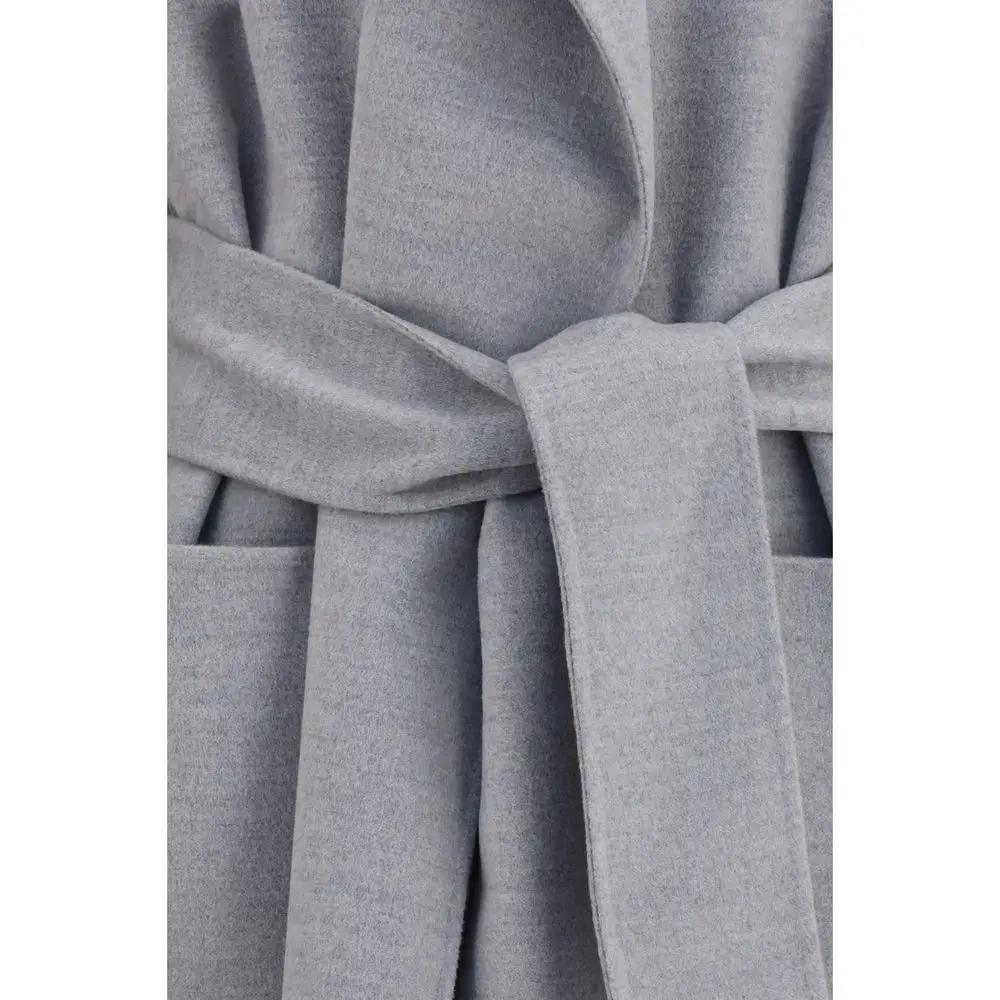 Fabiana Filippi Sample Sale | Fabiana Filippi Gray Wool Oves Aries Coat - | Designer outlet