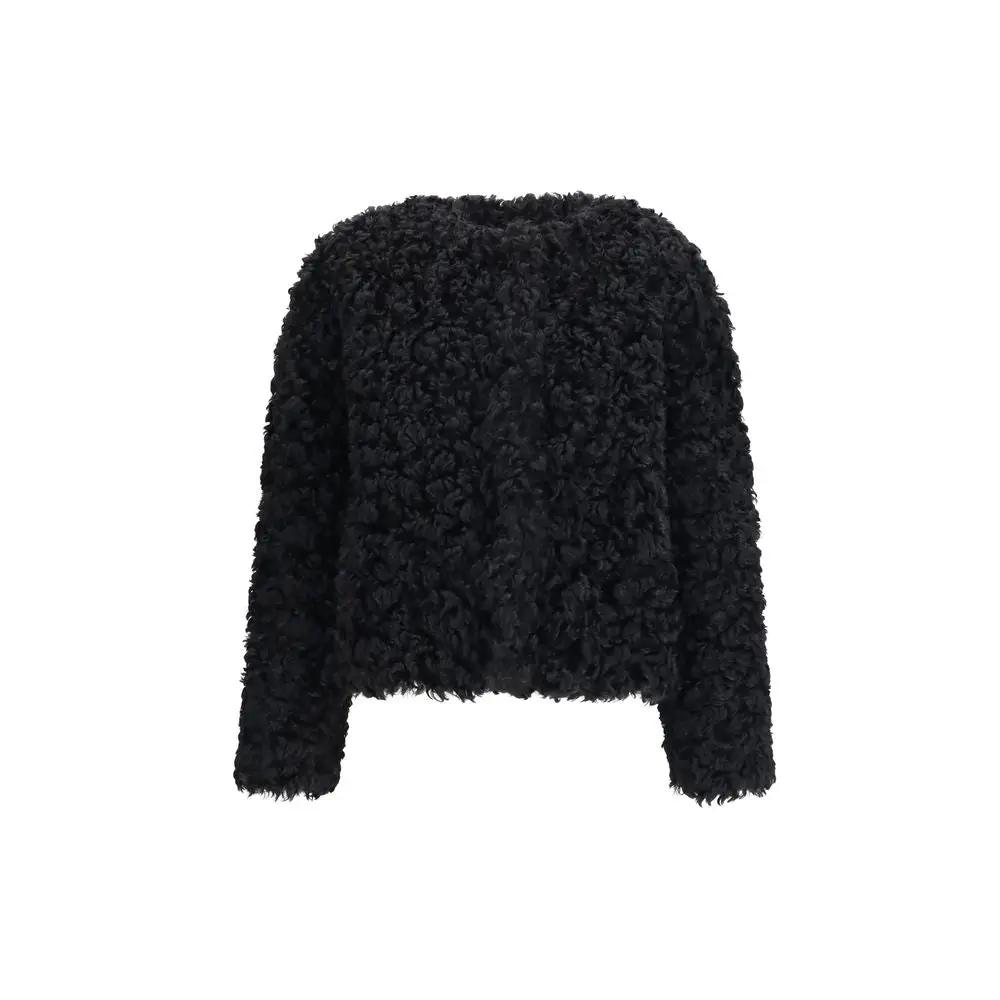 Kristina Ti Sample Sale | Kristina Ti Black Polyester Coat - | Designer outlet