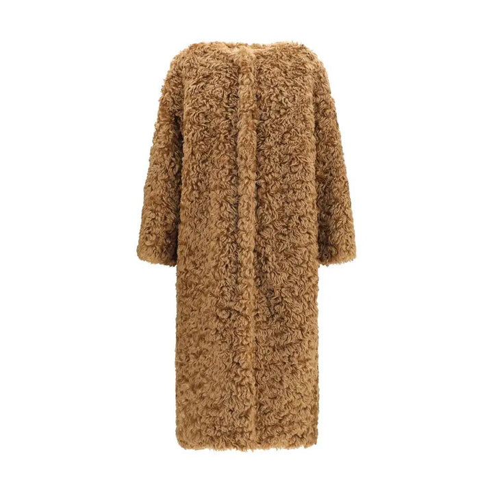 Kristina Ti Sample Sale | Kristina Ti Brown Polyester Coat - | Designer outlet