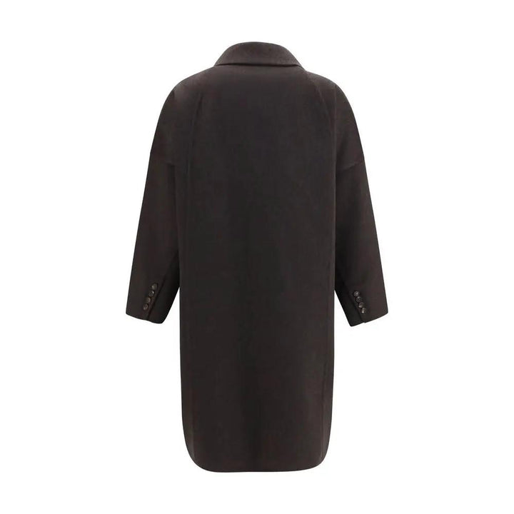 Brunello Cucinelli Sample Sale | Brunello Cucinelli Brown Cashmere Coat - | Designer outlet