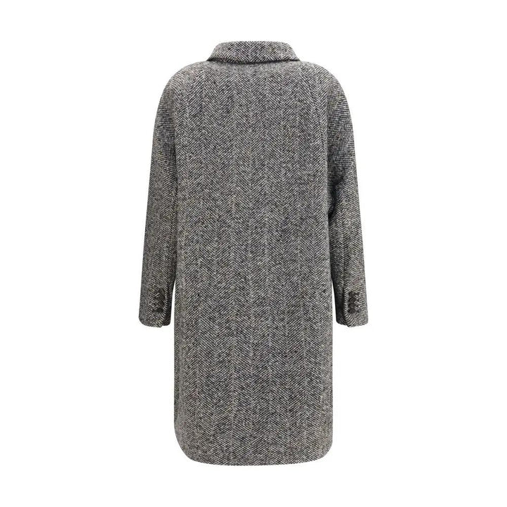 Brunello Cucinelli Sample Sale | Brunello Cucinelli Gray Wool Oves Aries Coat - | Designer outlet