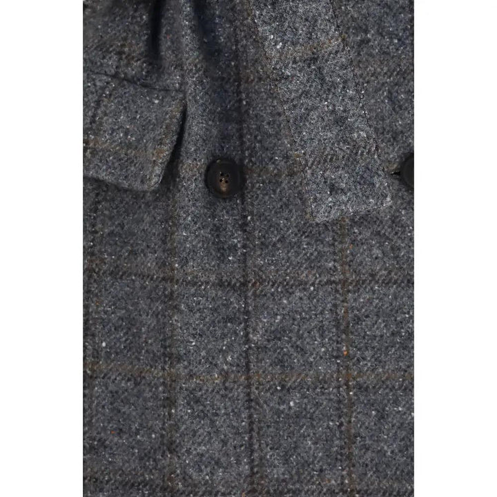 Brunello Cucinelli Sample Sale | Brunello Cucinelli Gray Alpaca Vicugna Pacos Coat - | Designer outlet