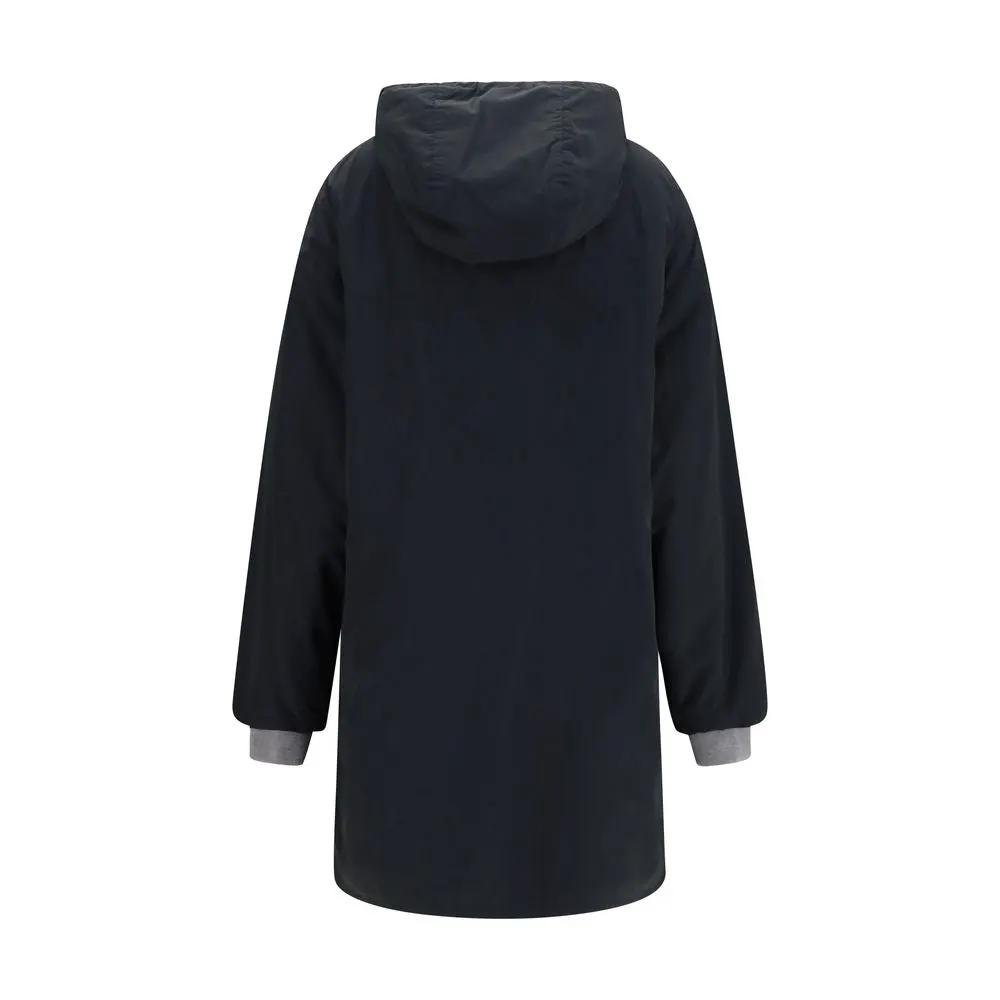 Miu Miu Sample Sale | Miu Miu Black Cotton Coat - | Designer outlet