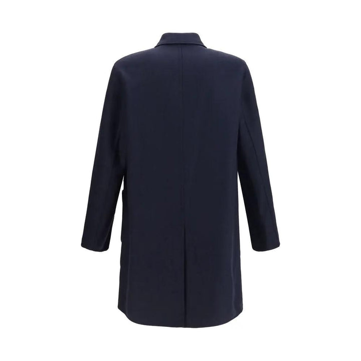 Etro Sample Sale | Etro Blue Wool Oves Aries Coat - | Designer outlet