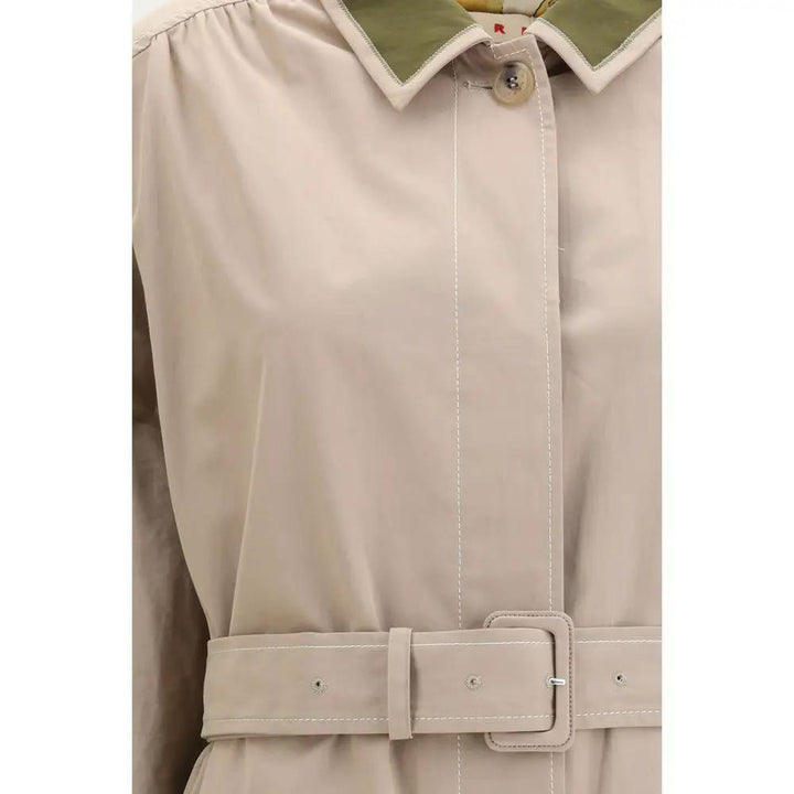 Marni Sample Sale | Marni Multicolor Cotton Coat - | Designer outlet