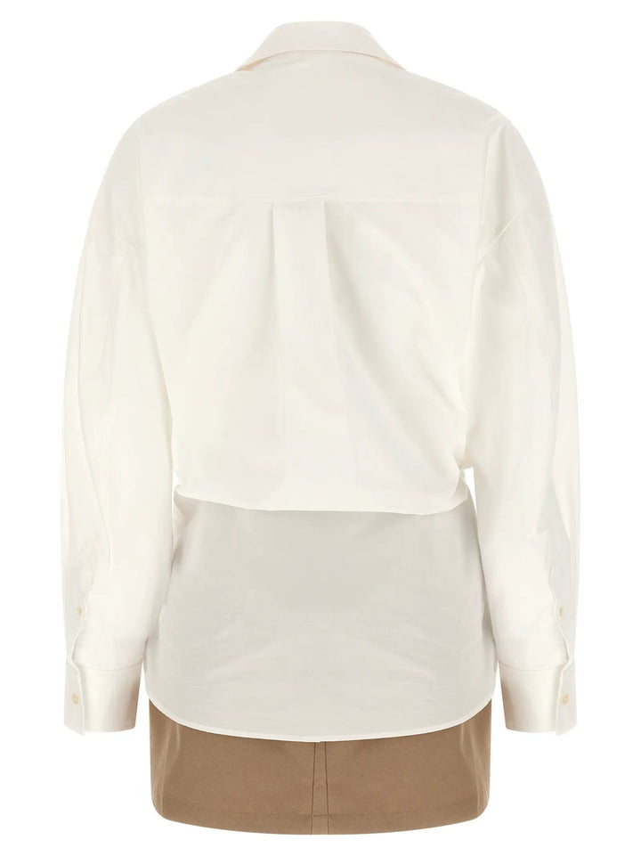 Alexander Wang Sample Sale | Alexander Wang White Cotton Short Dress - | Designer outlet