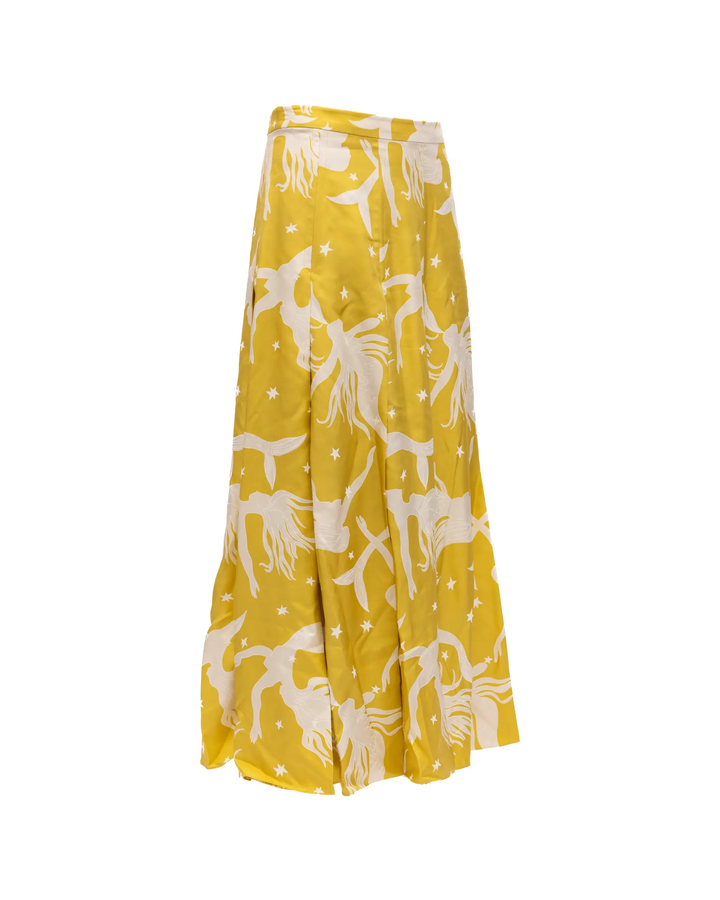 Valentino Garavani Sample Sale | Valentino Garavani Yellow Printed Maxi Skirt - | Designer outlet