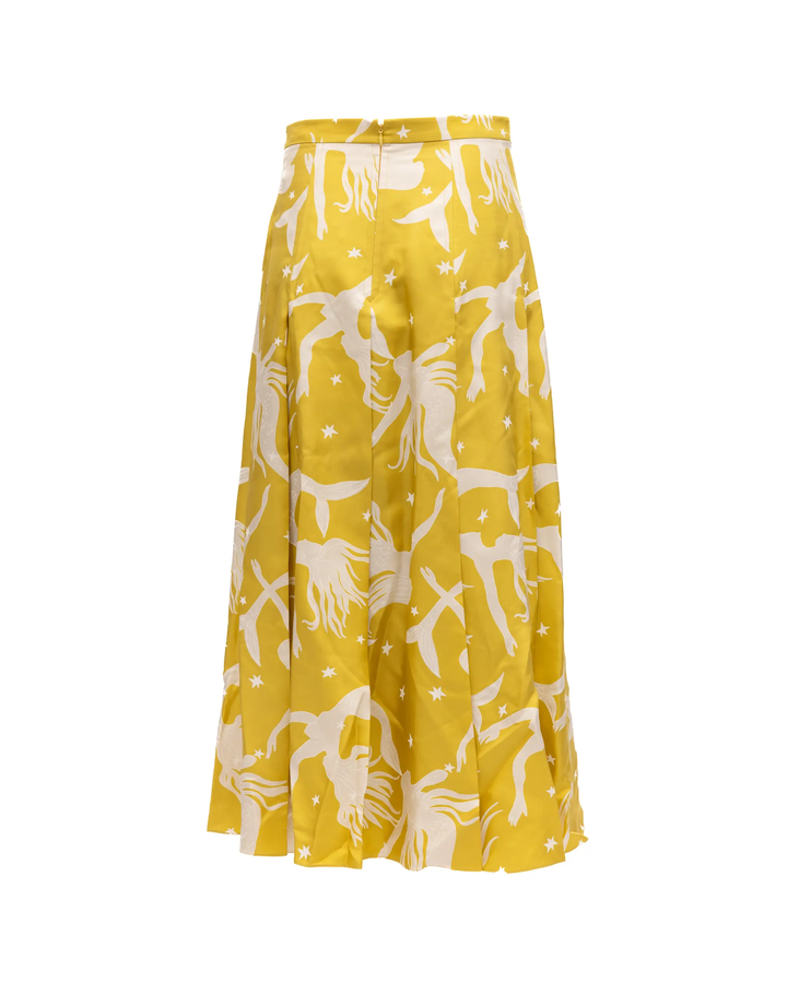 Valentino Garavani Sample Sale | Valentino Garavani Yellow Printed Maxi Skirt - | Designer outlet