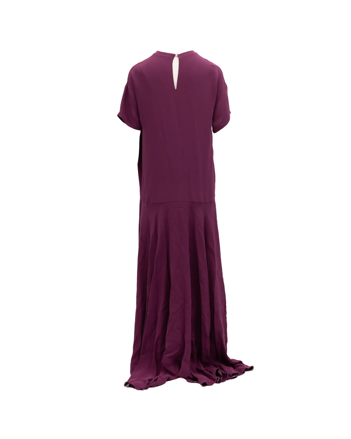 Valentino Garavani Sample Sale | Valentino Garavani Burgundy Maxi Dress - | Designer outlet