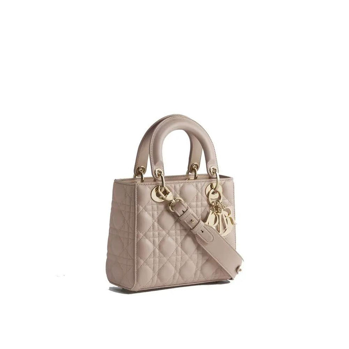 Dior Sample Sale | Dior Beige Lamb Leather Shoulder Bag - | Designer outlet
