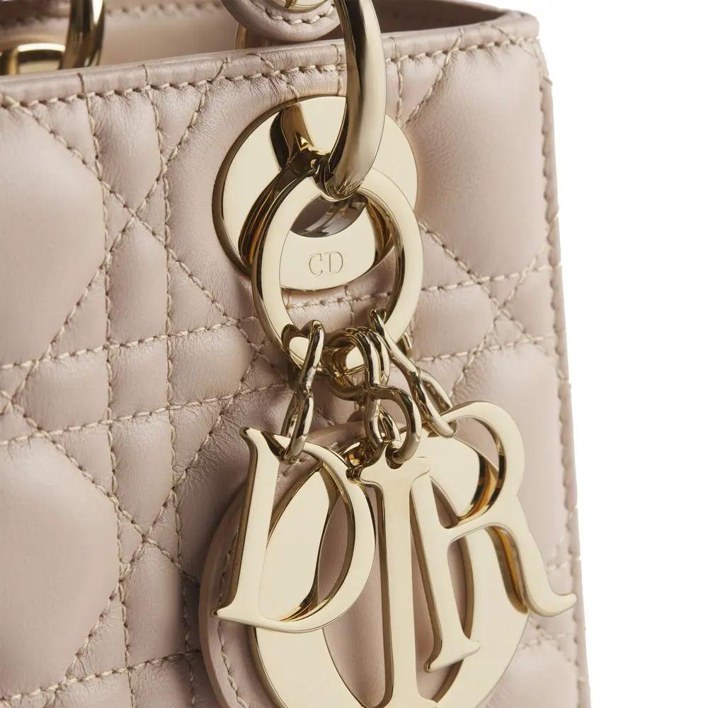 Dior Sample Sale | Dior Beige Lamb Leather Shoulder Bag - | Designer outlet