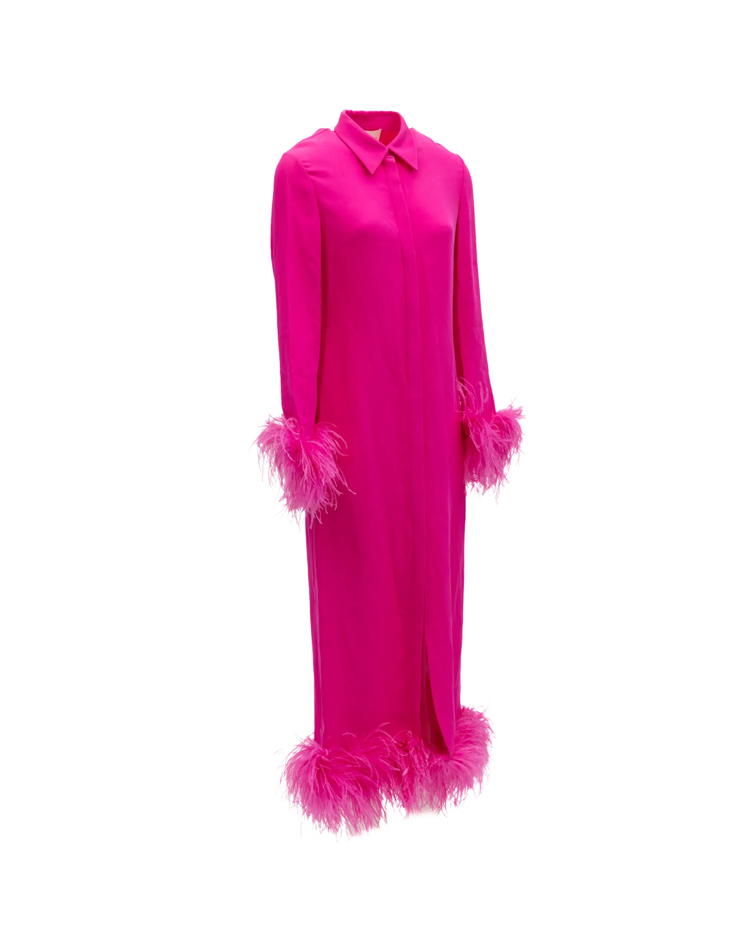 Valentino Garavani Sample Sale | Valentino Garavani Pink Feather Hem Dress - | Designer outlet
