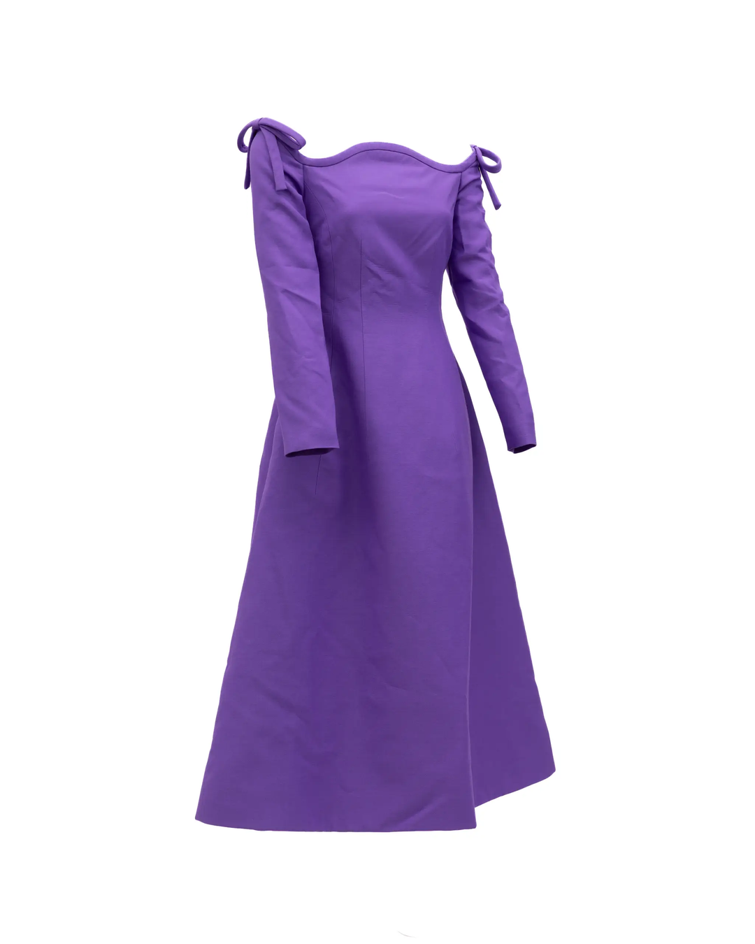 Valentino Garavani Sample Sale | Valentino Garavani Purple Off-Shoulder Dress - | Designer outlet