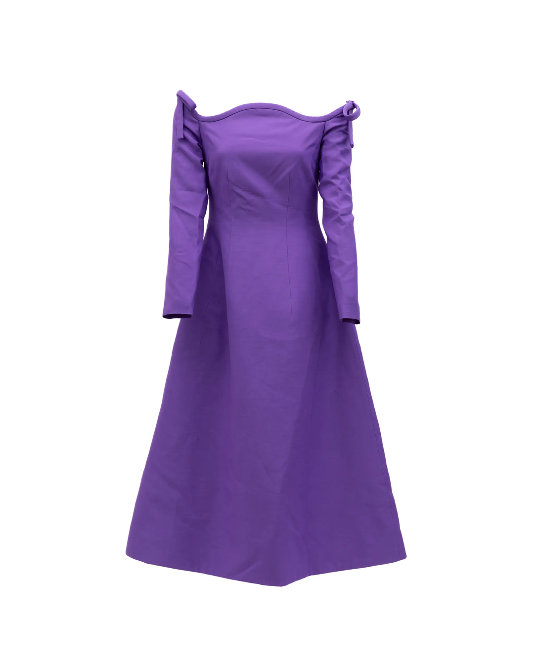 Valentino Garavani Sample Sale | Valentino Garavani Purple Off-Shoulder Dress - | Designer outlet