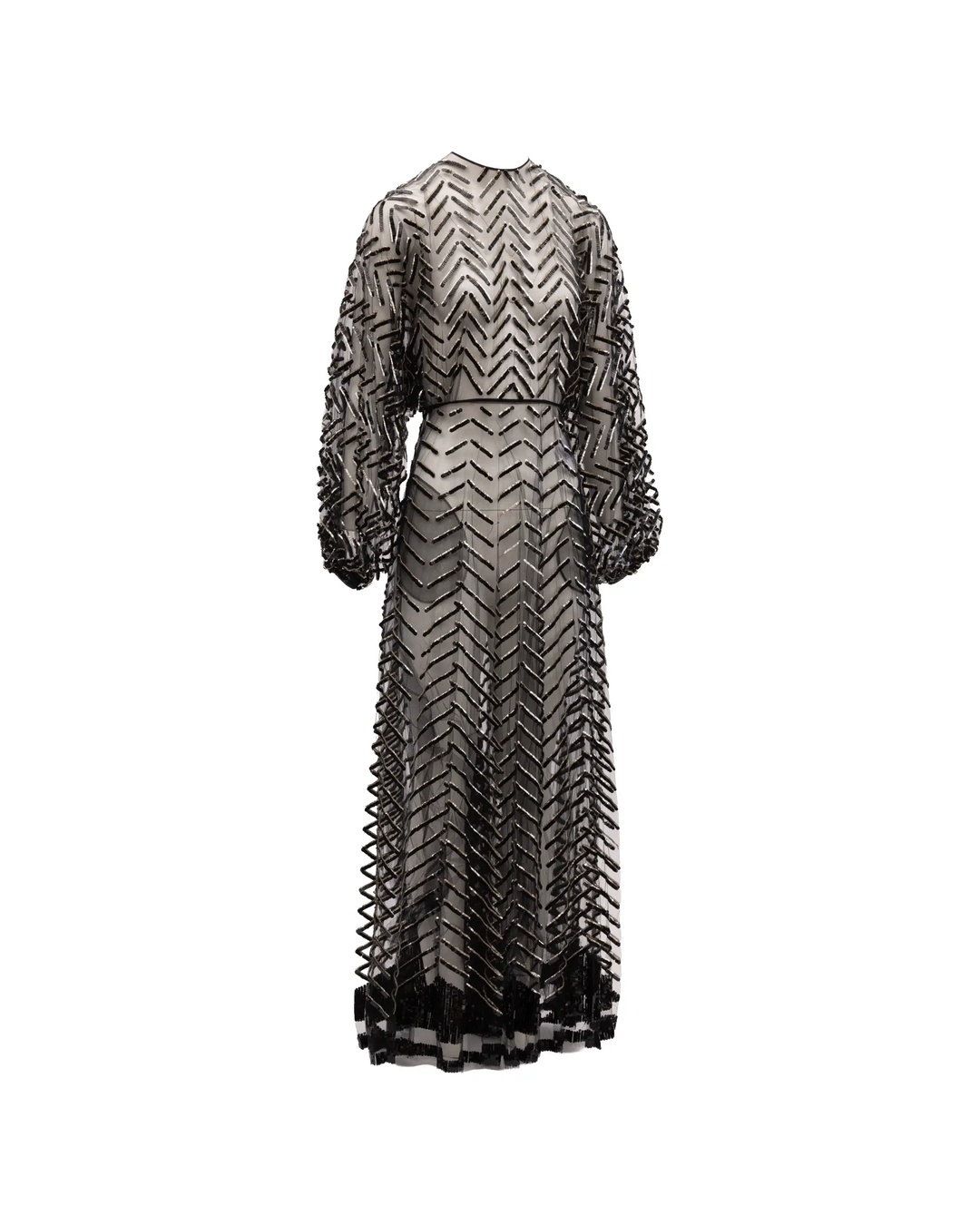 Valentino Garavani Sample Sale | Valentino Garavani Black Embroidered Evening Dress - | Designer outlet