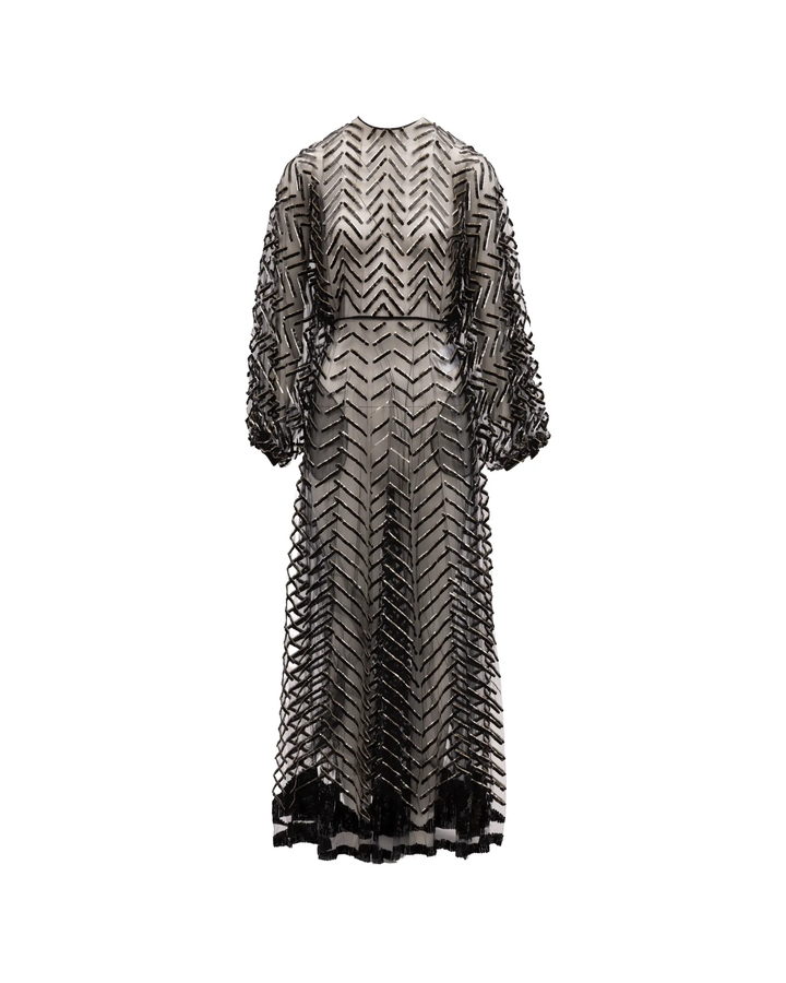 Valentino Garavani Sample Sale | Valentino Garavani Black Embroidered Evening Dress - | Designer outlet