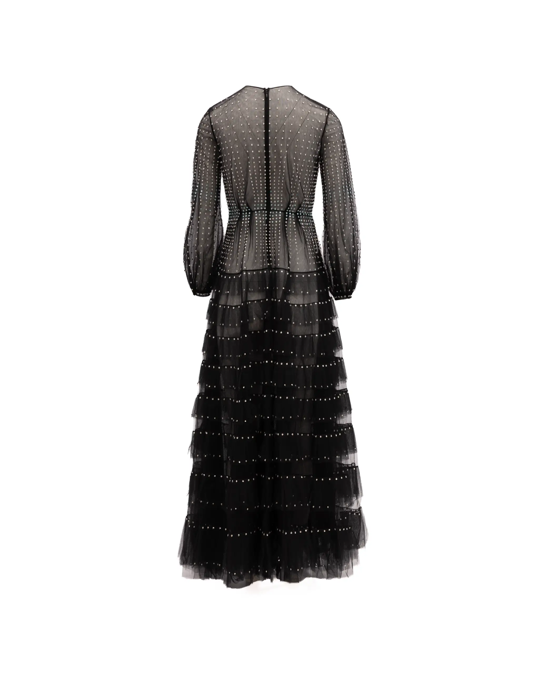 Valentino Garavani Sample Sale | Valentino Garavani Long Sleeve Evening Tulle Dress - | Designer outlet