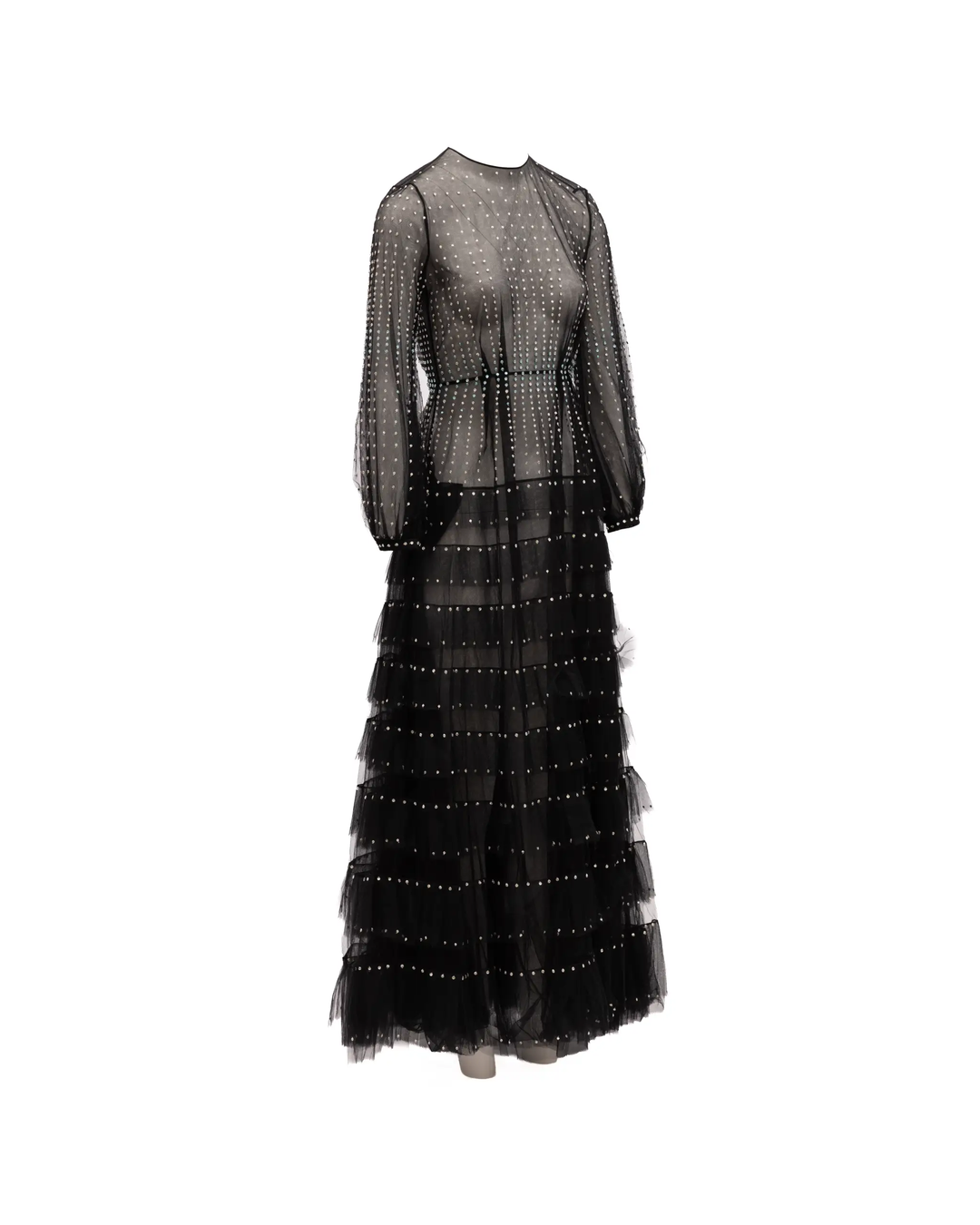 Valentino Garavani Sample Sale | Valentino Garavani Long Sleeve Evening Tulle Dress - | Designer outlet