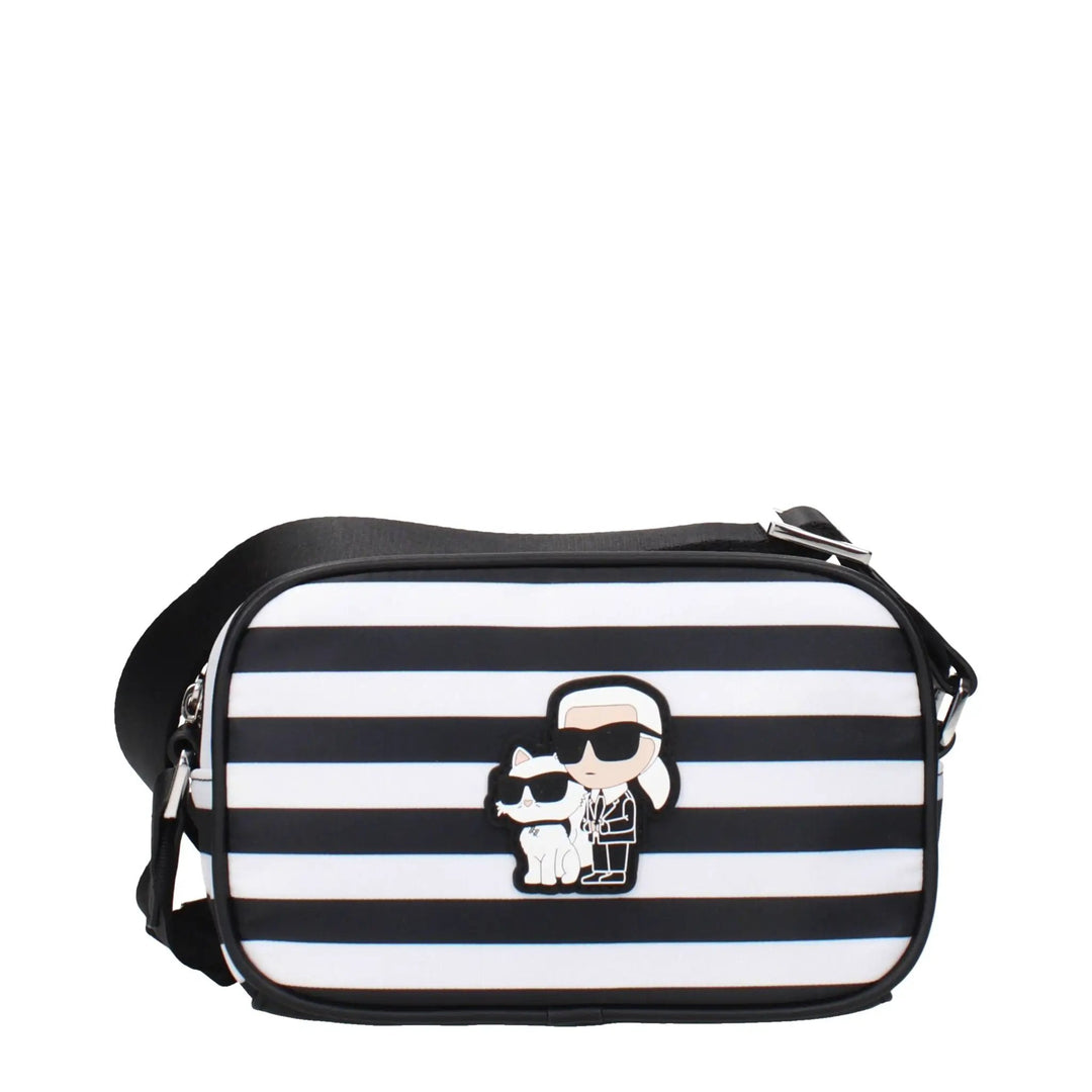 Karl Lagerfeld Sample Sale | Karl Lagerfeld Black Fabric Crossbody Bag - | Designer outlet
