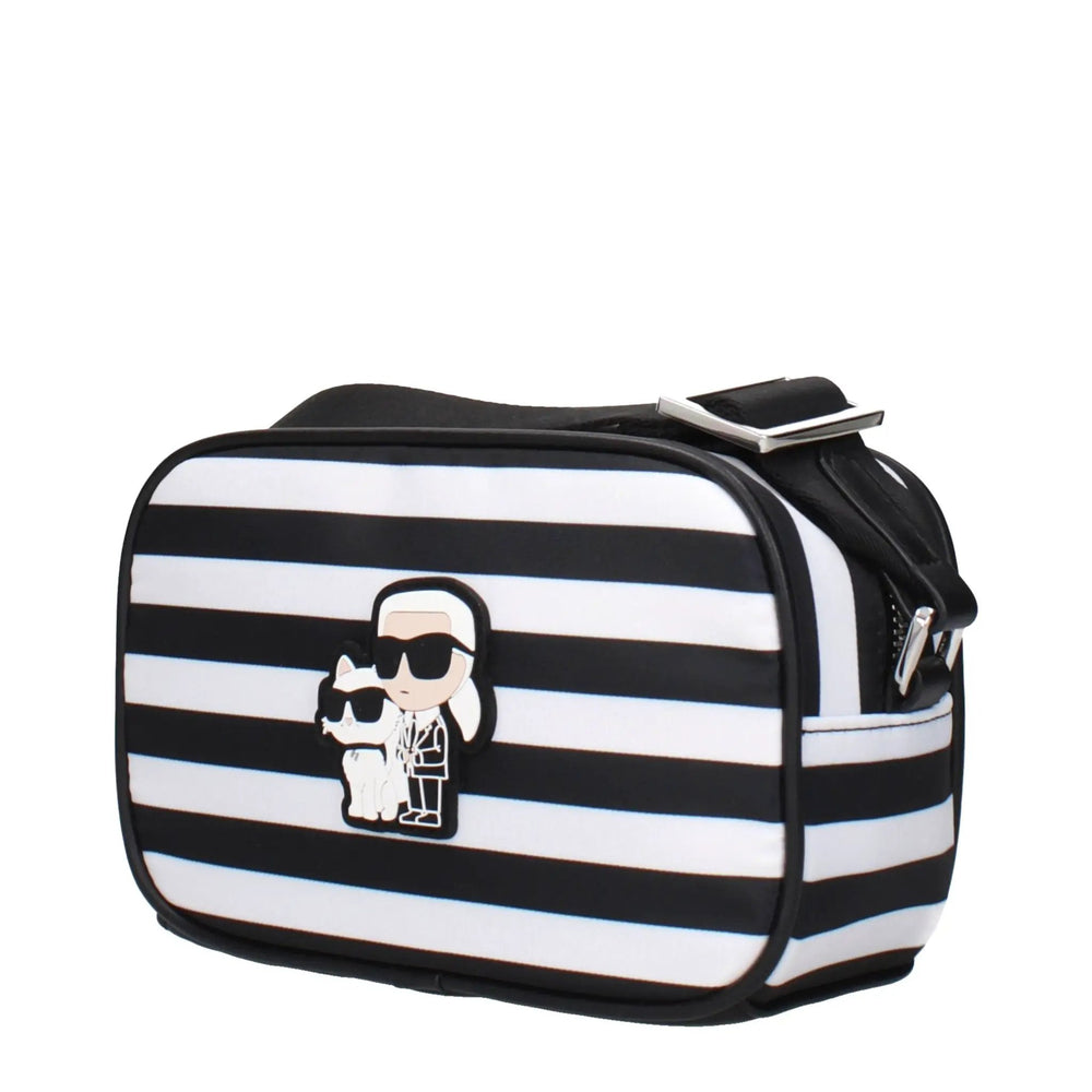 Karl Lagerfeld Sample Sale | Karl Lagerfeld Black Fabric Crossbody Bag - | Designer outlet