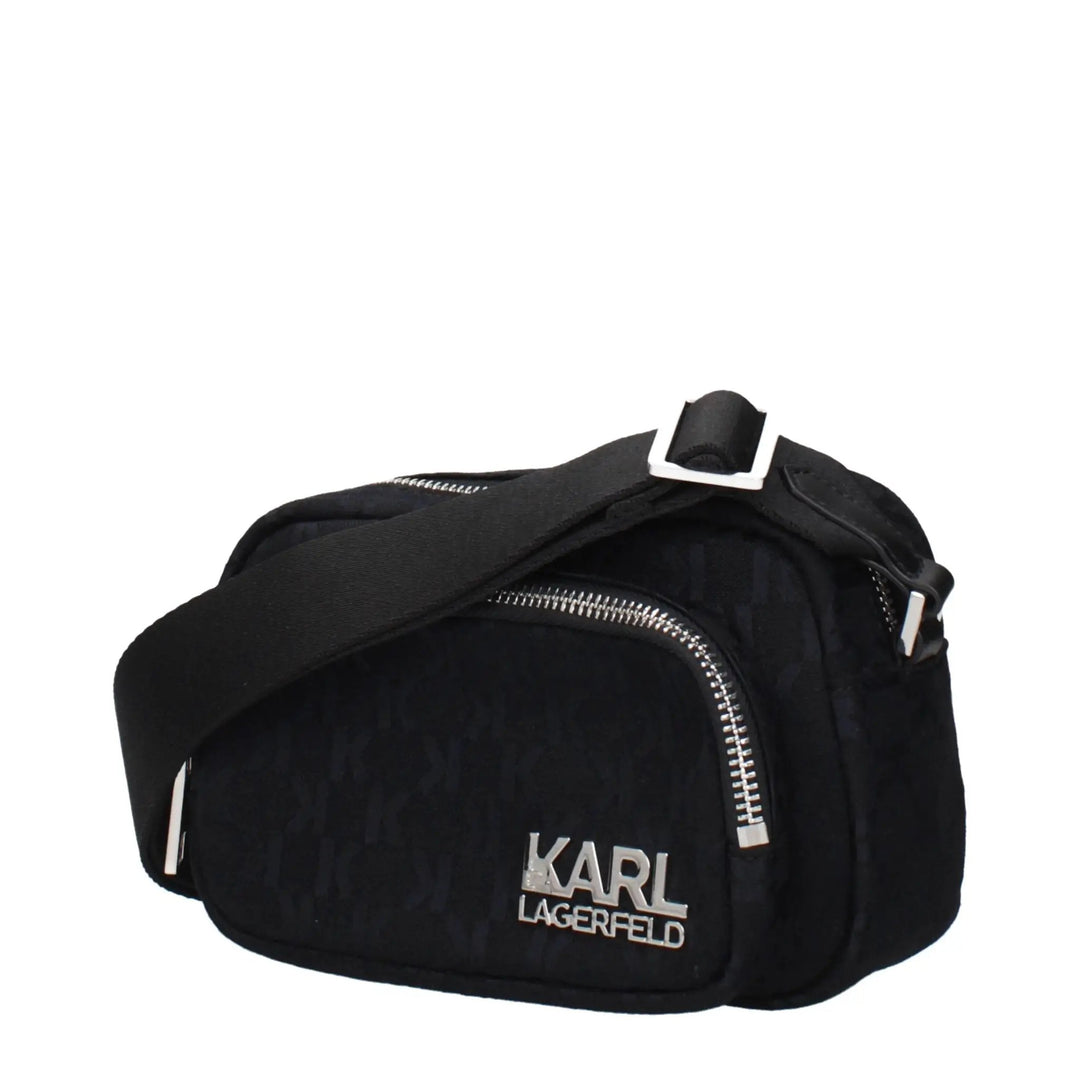 Karl Lagerfeld Sample Sale | Karl Lagerfeld Black Fabric Crossbody Bag - | Designer outlet