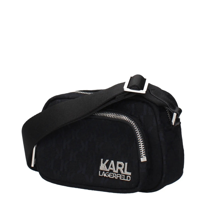 Karl Lagerfeld Sample Sale | Karl Lagerfeld Black Fabric Crossbody Bag - | Designer outlet