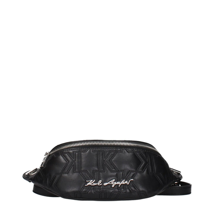 Karl Lagerfeld Sample Sale | Karl Lagerfeld Black Leather Backpack - | Designer outlet