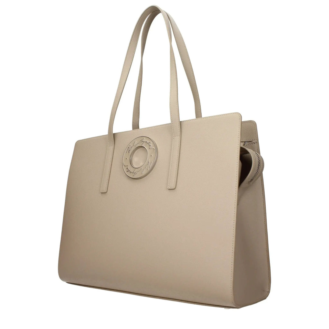 Karl Lagerfeld Sample Sale | Karl Lagerfeld Beige Leather Shoulder Bag - | Designer outlet