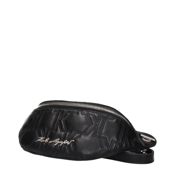 Karl Lagerfeld Sample Sale | Karl Lagerfeld Black Leather Backpack - | Designer outlet