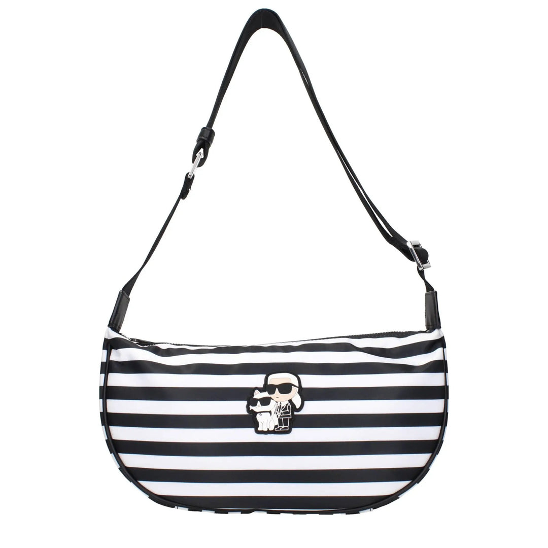 Karl Lagerfeld Sample Sale | Karl Lagerfeld Black Fabric Crossbody Bag - | Designer outlet