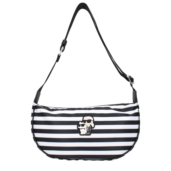 Karl Lagerfeld Sample Sale | Karl Lagerfeld Black Fabric Crossbody Bag - | Designer outlet