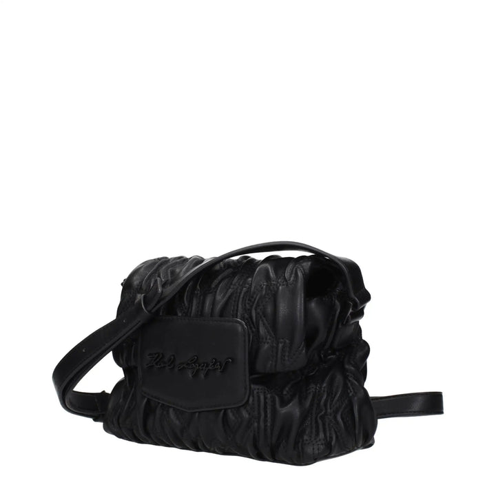 Karl Lagerfeld Sample Sale | Karl Lagerfeld Black Polyester Crossbody Bag - | Designer outlet