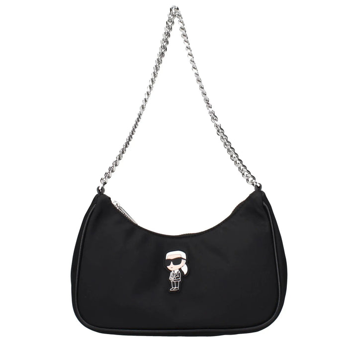 Karl Lagerfeld Sample Sale | Karl Lagerfeld Black Fabric Shoulder Bag - | Designer outlet