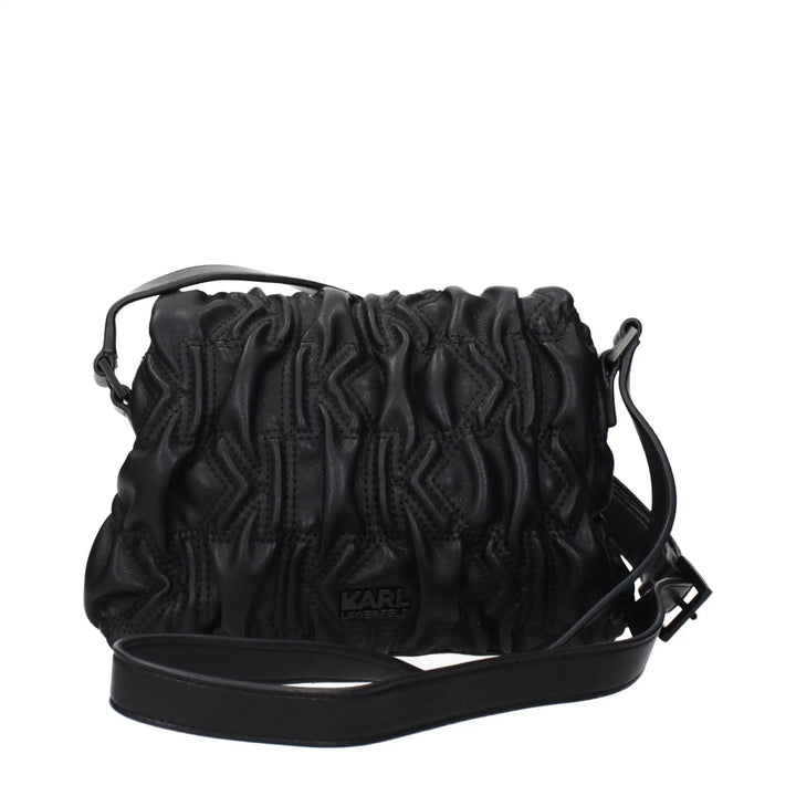 Karl Lagerfeld Sample Sale | Karl Lagerfeld Black Polyester Crossbody Bag - | Designer outlet