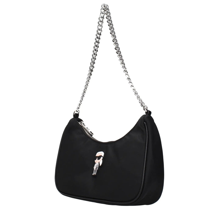 Karl Lagerfeld Sample Sale | Karl Lagerfeld Black Fabric Shoulder Bag - | Designer outlet