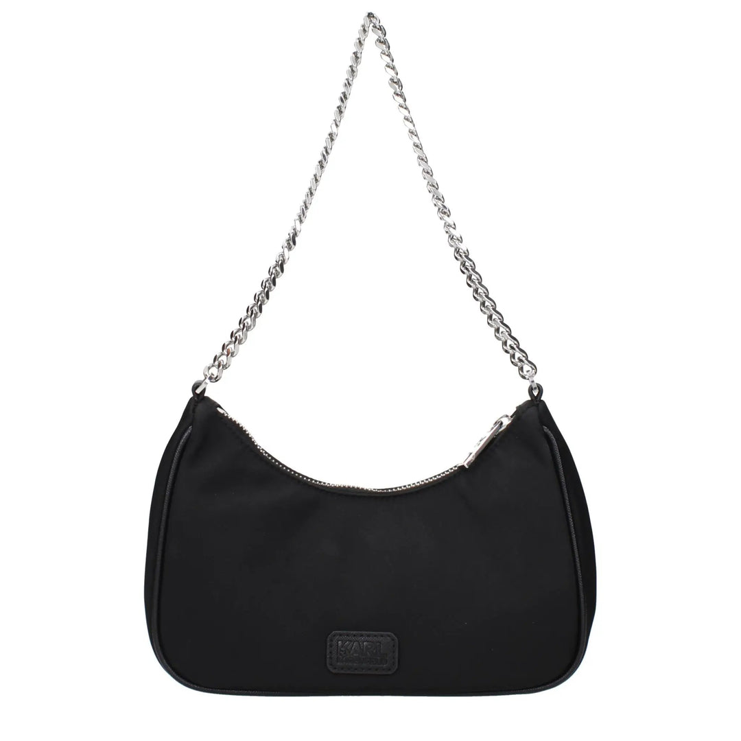 Karl Lagerfeld Sample Sale | Karl Lagerfeld Black Fabric Shoulder Bag - | Designer outlet