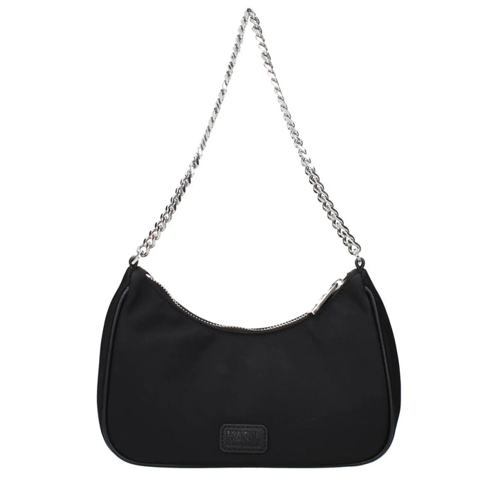 Karl Lagerfeld Sample Sale | Karl Lagerfeld Black Fabric Shoulder Bag - | Designer outlet
