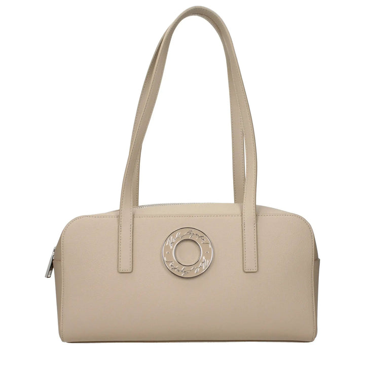 Karl Lagerfeld Sample Sale | Karl Lagerfeld Beige Leather Shoulder Bag - | Designer outlet