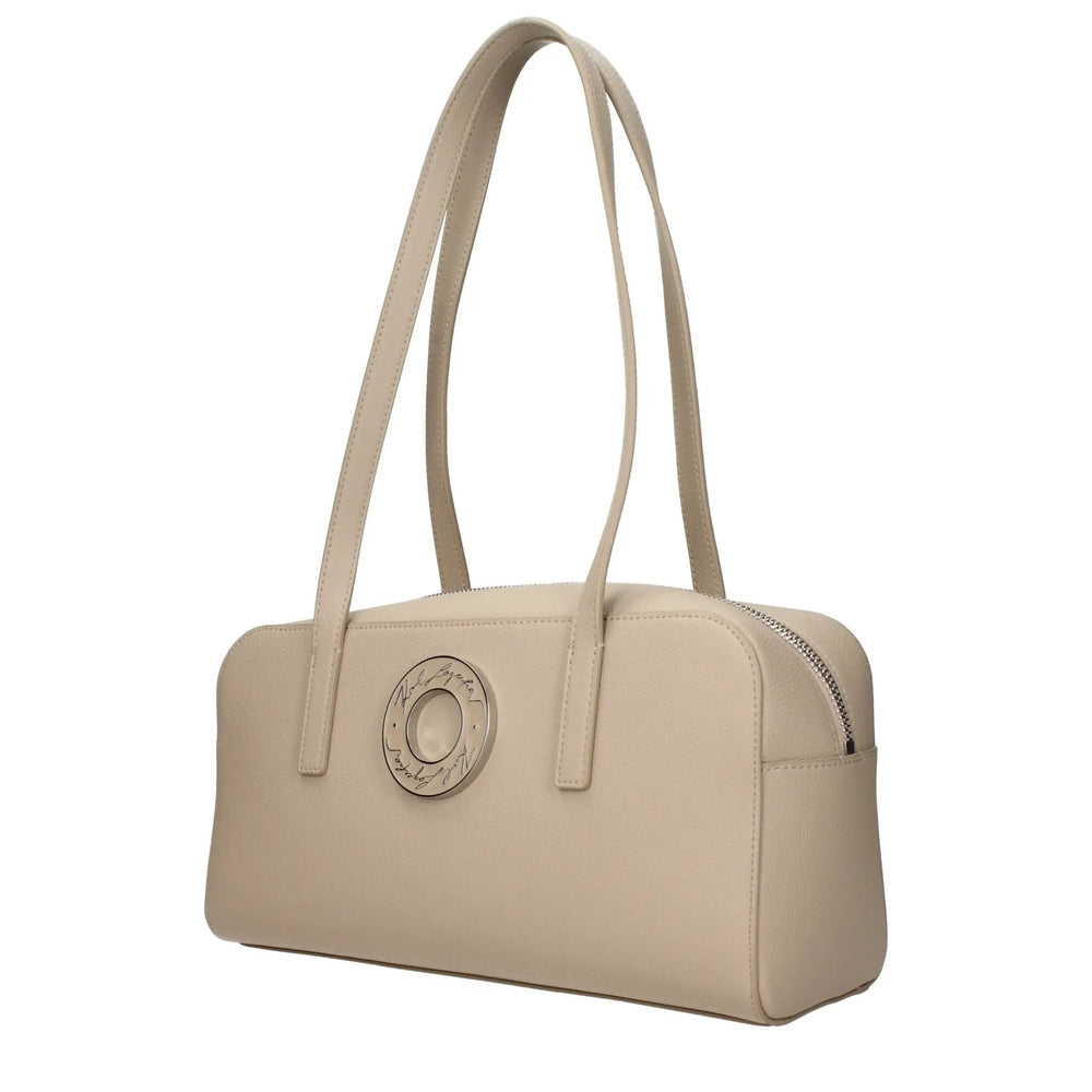 Karl Lagerfeld Sample Sale | Karl Lagerfeld Beige Leather Shoulder Bag - | Designer outlet