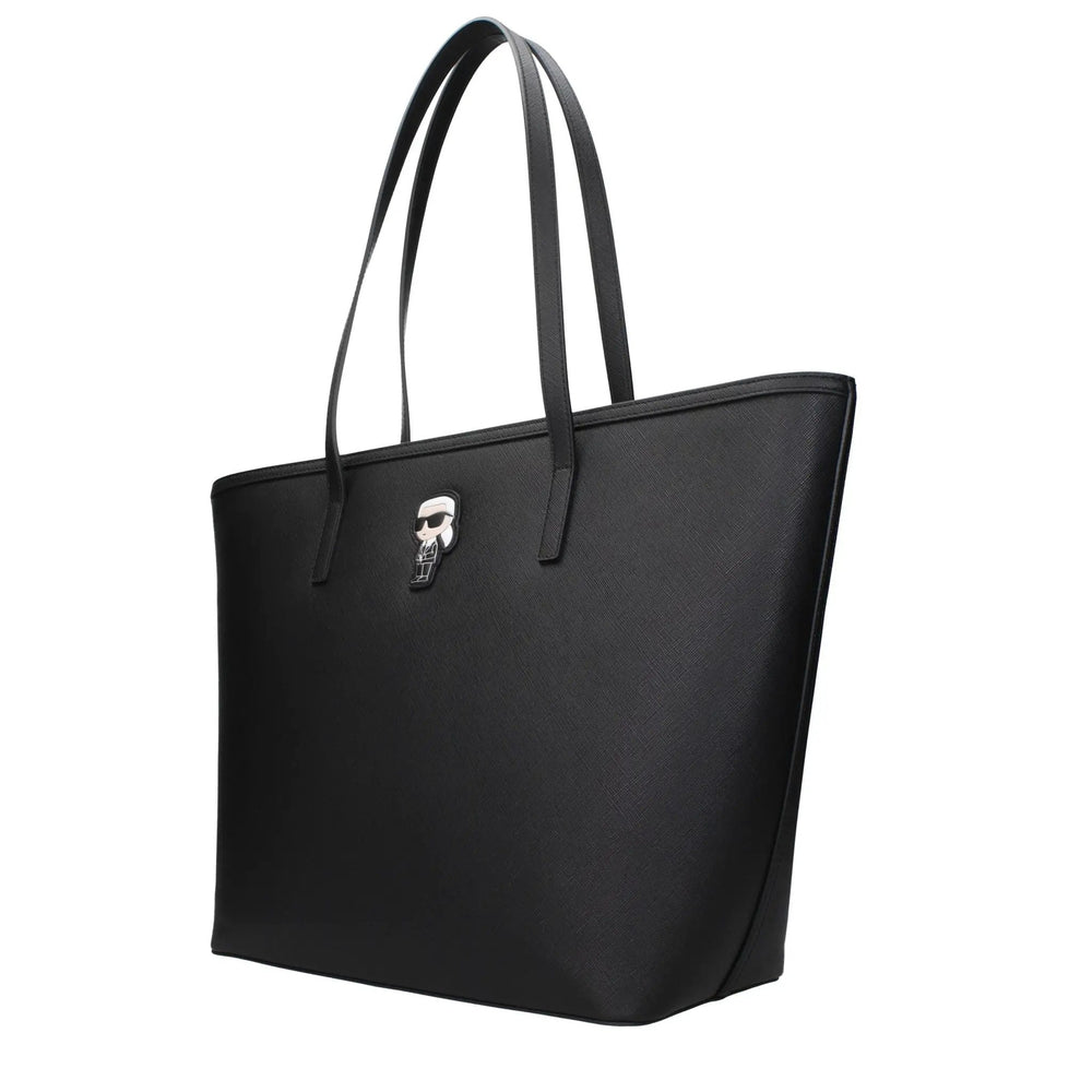 Karl Lagerfeld Sample Sale | Karl Lagerfeld Black Polyethylene Shoulder Bag - | Designer outlet