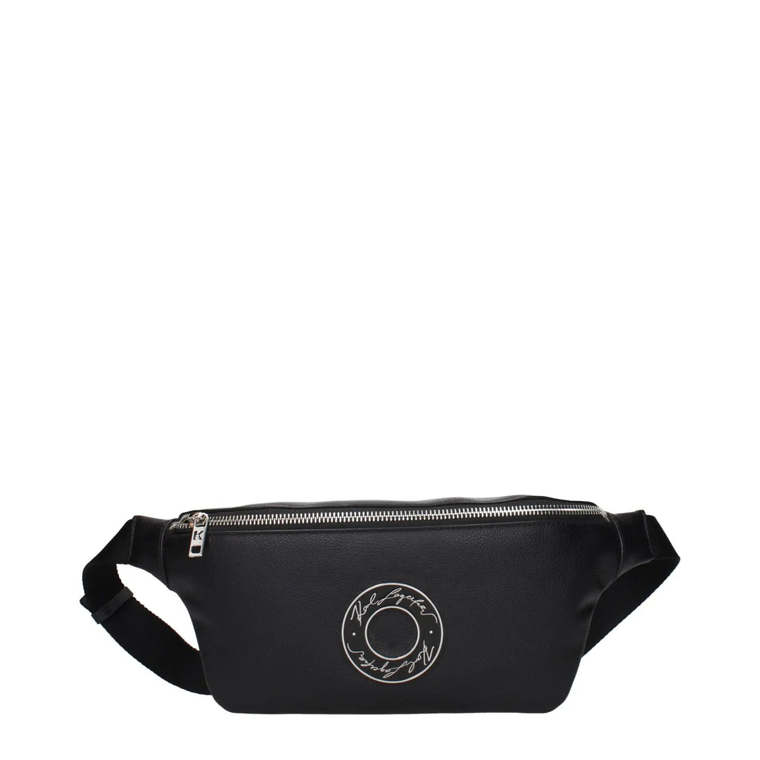 Karl Lagerfeld Sample Sale | Karl Lagerfeld Black Leather Backpack - | Designer outlet