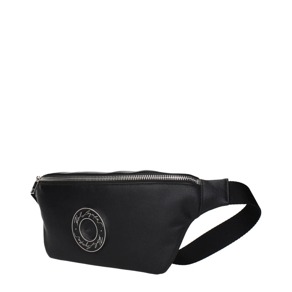 Karl Lagerfeld Sample Sale | Karl Lagerfeld Black Leather Backpack - | Designer outlet