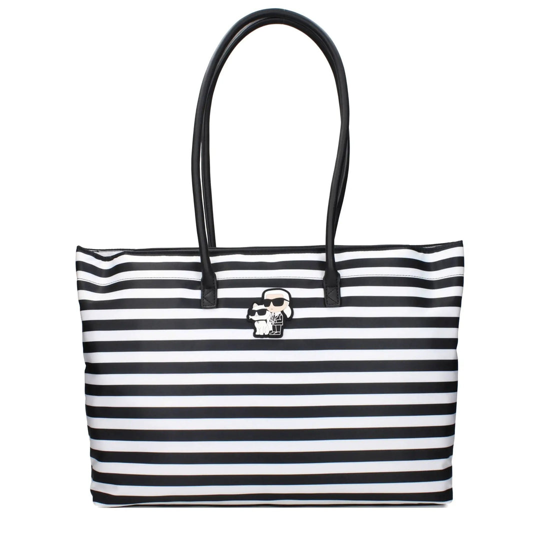 Karl Lagerfeld Sample Sale | Karl Lagerfeld Black Fabric Shoulder Bag - | Designer outlet