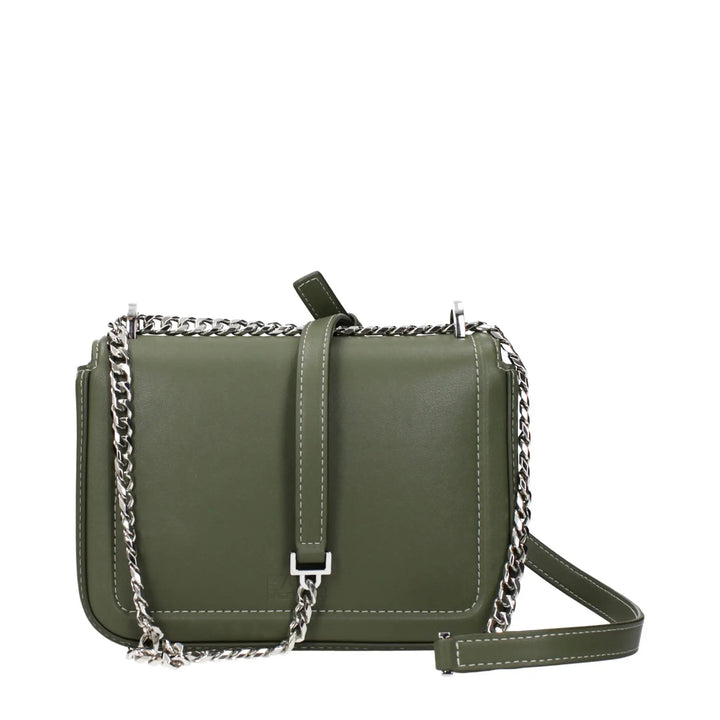 Karl Lagerfeld Sample Sale | Karl Lagerfeld Green Leather Crossbody Bag - | Designer outlet