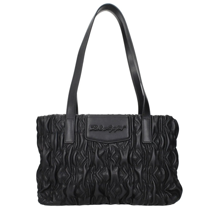 Karl Lagerfeld Sample Sale | Karl Lagerfeld Black Polyester Shoulder Bag - | Designer outlet